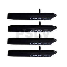  LXT1203-SP Lynx Main Blade 120 mm Bullet Pro Black 2 sets Trex150 